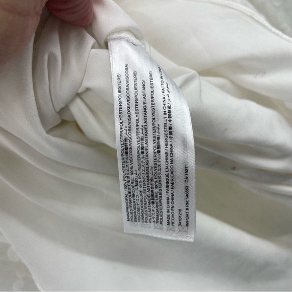 Keepsake Lace long Balloon Sleeve romper white Sz S - Picture 4 of 9